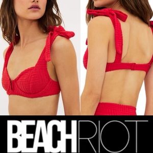 NWOT Beach Riot Blair Underwire Bikini Top SizeXL $118